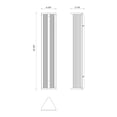 thumbnail image 7 of WV339123VBCR-Alora Lighting-Sabre - 8W LED Bath Vanity-22.38 Inches Tall and 4.38 Inches Wide-Vintage Brass Finish, 7 of 7
