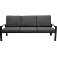 thumbnail image 3 of Afuera Living 4-Piece Modern Fabric Outdoor Sofa Seating Set in Dark Gray, 3 of 9