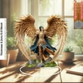 thumbnail image 5 of Desktop Ornament Acrylic Tabletop 2D Angel Wall Decorations for Home Desktop Design, 5 of 5