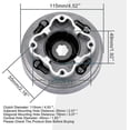 thumbnail image 2 of Heavy Duty Manual Clutch Assembly Replacement For 50cc 70cc 90cc 110cc 125cc Dirt Bike., 2 of 4