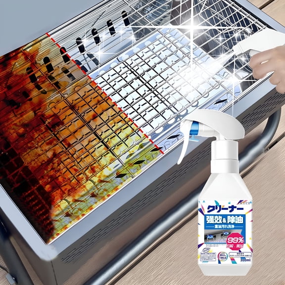 RAGUPEL BBQ Grill Cleaner Spray - Heavy-Duty Grease Remover And Degreaser For Grills - 300ml
