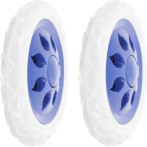 Raindrops 2 Pcs Shopping Trolley Replacement Wheelbarrow Small Cart Wheels Convenient