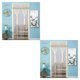 thumbnail image 1 of Cortinas magnéticas de verano Toystoory Malla de pantalla en la puerta Beige 100*210cm 2piezas, 1 of 6
