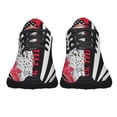 thumbnail image 5 of Firefighter Dalmatian Fire Dog Back The Red Shoes Sneakers Black Size 10.5, 5 of 7