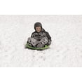 thumbnail image 3 of Airhead Plastic Disc Snow Saucer Sled for Children, Green, 3 of 8