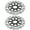 Black, variant on 1Pair Front Brake Discs Rotors for YAMAHA XJR 400 1995-2000 FZR 600 1989 FZR 600 R 1990-1995 FZS 600 Fazer 1998-2003 TDM 850 1991-2001 TRX 850 1995-2000
