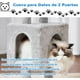 thumbnail image 4 of Árbol de Gatos, 3 Niveles Torre Árbol Rascador con Poste Rascador, Torre Grande para Gatos con Plataforma Acolchada y Pompón,para Gatos Pequeños Medios, 4 of 7