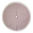 thumbnail image 3 of Kurt Adler 48-Inch Red, Green and White Plaid Tree Skirt with Sherpa Border, 3 of 4
