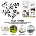thumbnail image 6 of Keyohome 2Pcs Metal Wall Art Tree Leaf Wall Decor Vine Olive Branch Leaf Wall Sculpture Sturdy Home Decor Wall Decoration,Black, 6 of 9