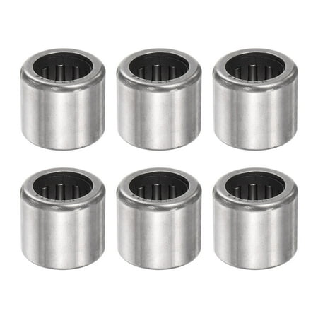 

Uxcell HK1216 Needle Roller Bearings 12mm x 18mm x 16mm Chrome Steel Open End 6 Pack