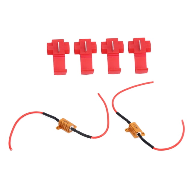 LED Decoder,2pcs LED Decoder 10W Anti Flicker Resistor Lamp Load Resistor True to Its Promise