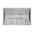 thumbnail image 1 of Hauslane | Pro-Style 34” IN-R300 Built-In Range Hood, 21” Deep | Low Noise Performance | Contemporary Design, Full-Size Handles, Professional-Grade Baffle Filters, LED Lamps, Stainless Steel, 1 of 13