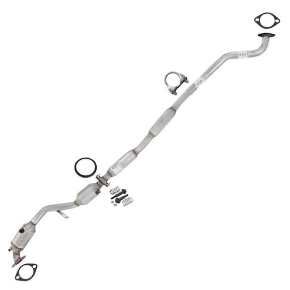 Northeastern Exhaust Catalytic & Resonator Fits 2000-2004 Subaru Legacy 2.5L (Dual Converter Bodies, 2004 EJ253 Engine Only) - Direct Fit EPA-Approved | Stainless Steel System Kit