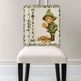 thumbnail image 3 of Happy St. Chair Covers Set of 4 Patrick's Day Retro Elves with Coin Linen Chair Back Covers Stretch Removable Washable Slipcovers Protector for Dining Room Kitchen Party Decor, 3 of 5