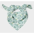 thumbnail image 3 of Bimba White Vector Design Damask Pure Silk Printed Head Bandanas Summer Neck Wrap Scarf 40 x 40 Inches, 3 of 6