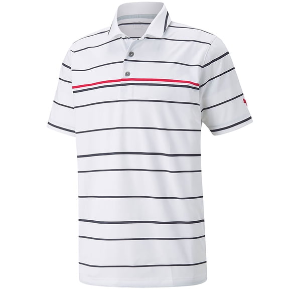 Puma Mattr Border Lines Bright White/Ski Patrol Shirt Men L