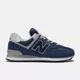 thumbnail image 2 of New Balance 574 Core Men Sneaker Navy with White ML574EVN New Box, 2 of 6