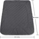 thumbnail image 5 of Cubrecolchón acolchado ajustable, protector de colchón elástico ajustable, funda de colchón que se estira hasta 41 cm de profundidad, lavable a máquina, Queen, gris, 5 of 26