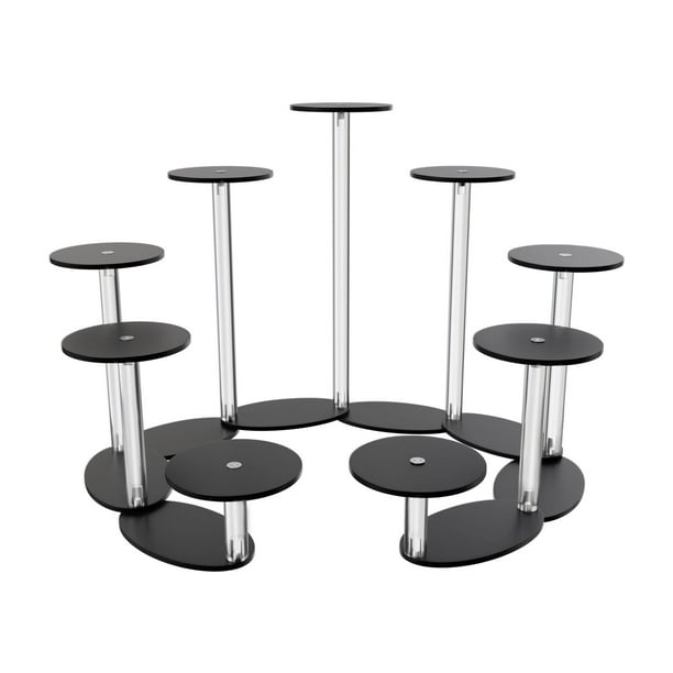 Acrylic Display Stand MultiAngle Shelf with 360 Degree Rotating Base