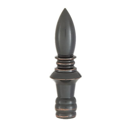 Finial 4 Finish - B&P Lamp® Spire Design, Solid Brass Finial, Oiled Bronze Finish