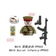 thumbnail image 3 of DIY asuntos militares caballería soviética Afrika Korps bloques de construcción modelo ladrillos mini figuras de juguete de acción juguete para regalo para niños MOC, 3 of 5