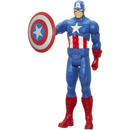 Marvel Avengers Assemble Titan Hero Series Captain America 12" Figure