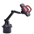 thumbnail image 2 of yingyy Réglable Voiture Porte-Gobelet Support de Téléphone Monter 360 Degrés Rotation Support Flexible Universel Téléphone Intelligent Support Intérieur Rouge, 2 of 6
