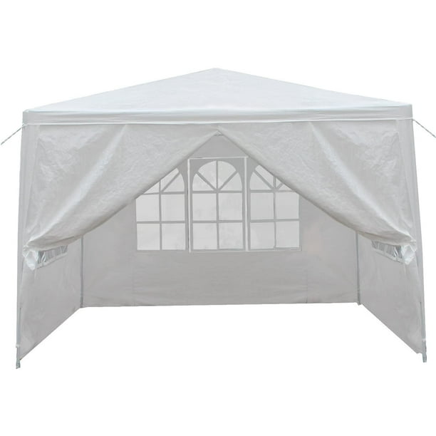 ZENY 10 X 10' Wedding Party Tent Gazebo Canopy Tent W/ 4 Removable ...