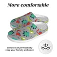 thumbnail image 6 of Lsque Cute Dinosaur Pattern Womens Comfort Cotton on Scuff With Memory Foam and Anti-skid Sole Slipper-46/47, 6 of 7