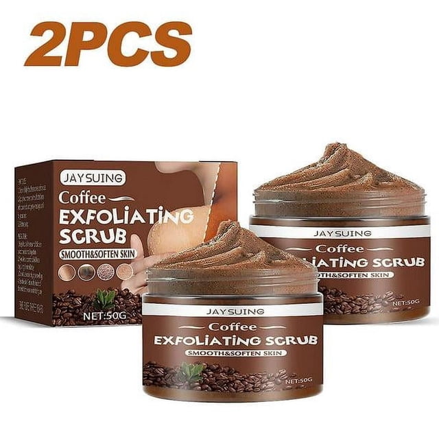 1/2pcs50g Body Scrubs Coffee Exfoliating Body Scrub For Deep Cleansing