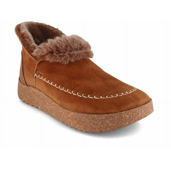 Tuffeln® Women's Sheepskin Slippers «Wohlig», cognac
