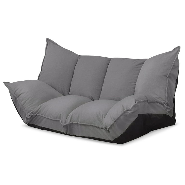 TY Arts & Culture Adjustable Lazy Sofa Futon, Fabric, Metal TY Arts & Culture Adjustable Lazy Sofa Futon, Fabric, Metal