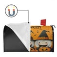 thumbnail image 2 of Halloween Gnomes Short Bat Orange Scary Mailbox Cover,Magnetic 21x25.5 Inch Mailboxwrap Waterproof Durable Halloween Box Wraps for Yard Farmhouse Decorative, 2 of 4