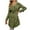Army Green, variant on WCMZJ Women's Double Breasted Trench Coats Mid-Length Belted Overcoat Long Dress Jacket with Pockets Classic Lapel Outerwear Coat Black S