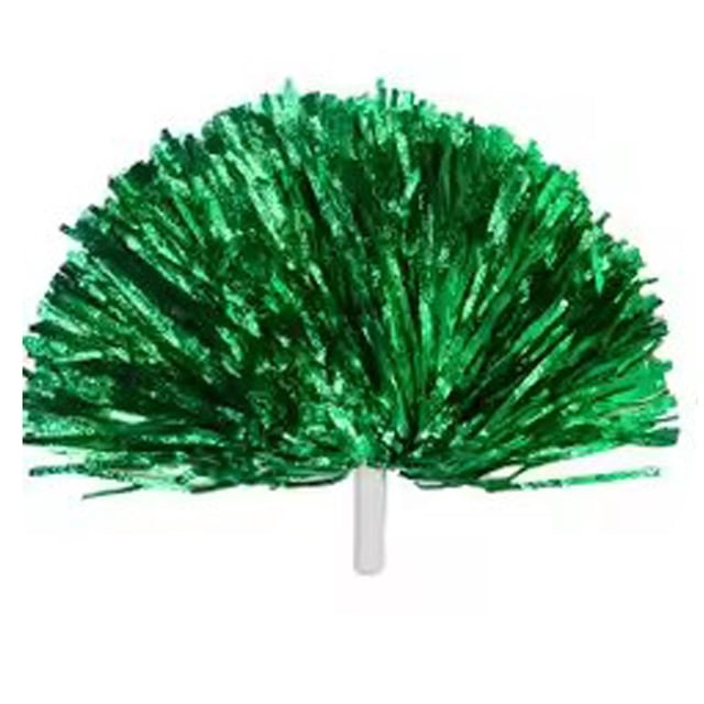 Pompons de Cheerleading pour Enfants avec Poignée, Balles de Cheer Colorées pour Femmes, Pompons Or Jaune Rouge Vert Bleu