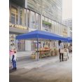 thumbnail image 5 of 10'x20' Pop Up Canopy - Gazebos One-Button Instant Setup, Heavy-Duty 210D Oxford Fabric & Rust-Proof Frame - 3 Adjustable Heights,Roller Bag,4 Sandbags - UV Protection for Beach,Party, 5 of 6