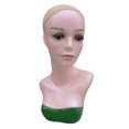 thumbnail image 4 of Busto de maniquí de exhibición de maniquí femenino hombro pa bufanda de peluca Verde Colcomx busto de cabeza de maniquí femenino, 4 of 7