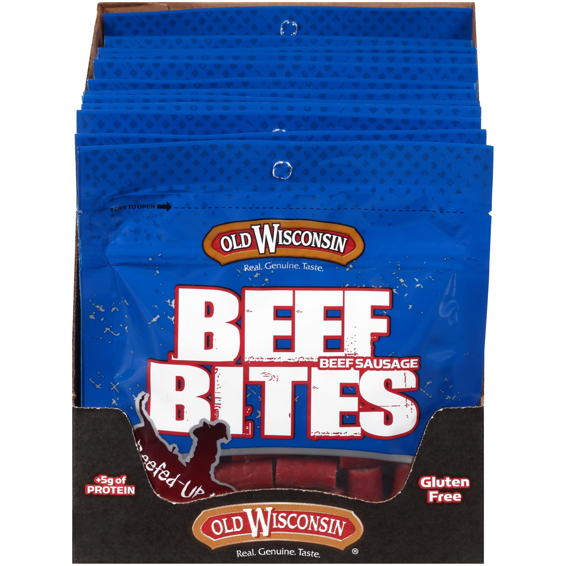 Old Wisconsin® Beef Sausage Beef Bites 3.5 oz. Pouch