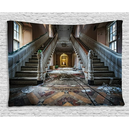 Rustic Home Decor Tapestry Main Entrance Hallway Of Ravaged Opera