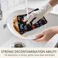 thumbnail image 7 of 6 Pcs Funny Kitchen Towels,Colorful Games Sign Black Pattern Microfiber Dish Towels,Kitchen Tea Towels,Kitchen Towel Set (18" X 26"), 7 of 7