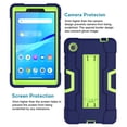 thumbnail image 3 of SOATUTO Case for Lenovo Tab M7 3rd gen Heavy-Duty Drop-Proof and Shock-Resistant Rugged Hybrid case Built-in Stand for Lenovo Tab M7 7.0 inch TB-7305F L X ; lenovo M7 3rd Gen 2021 (Blue+Green), 3 of 7
