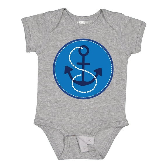 Inktastic Nautical Anchor Sailing Gift Boys or Girls Baby Bodysuit