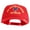 Red, variant on 1st Marine Division Veteran Embroidered 6 Panel Structured Cotton Twill Cap Made in USA - Black OSFM