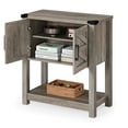 thumbnail image 6 of Wampat Modern Farmhouse Buffet Cabinet, Wood Sideboard with Cabinet & Open Storage for Living Room, 6 of 6