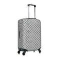 thumbnail image 3 of Balery Luggage Cover Gray Plaid Print Suitcase Covers for Luggage Elastic Washable Suitcase Protector Fits 18-32 Inch Luggage-Large, 3 of 9