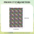 thumbnail image 4 of Lsque Daisies Flowers Premium Golf Towel - Ultra Absorbent and Quick Drying Microfiber Towel with Carabiner - Gift for Men -24" X 16", 4 of 8
