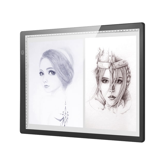 Graflsoa A3 Magnetic LED Light Pad for Drawing, Tracing, and Calligraphy with Stepless Dimming, USB-Powered, Ultra-Thin Design, and Eye-Protecting Uniform Light (50 Units for Custom Logo Printing)