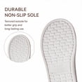 thumbnail image 5 of Knivor Plaid Scuff Slippers for Women Fuzzy Cuff Plush Lined House Slippers Non‑Slip Warm Indoor‑Outdoor Winter Home Shoes for Gift, 5 of 8