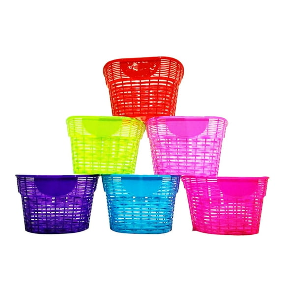 Raindrops 12-20 Inch Common Plastic Children's Basket Bike Storage Basket (Random Color)