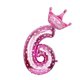 thumbnail image 1 of Fiudx Globo con Número de 32 Pulgadas, Ideal para Celebraciones, Diseño Duradero y Reutilizable, Ideal para Cumpleaños, Aniversarios, Bodas y Baby Showers. Tamaño: 1 Unidad., 1 of 5